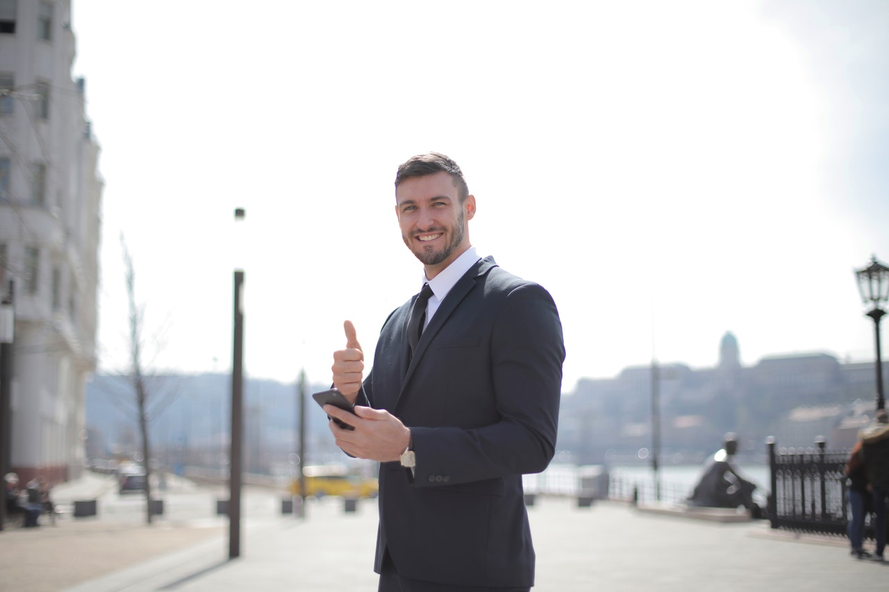 happy guy in suit happy guy in suit